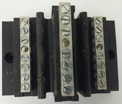 SQUARE D 3B 660 SPLITTER BLOCK 3B660, 3P, 600V, 60A, 3 BARS- MAIN LUG #14-2, NEW