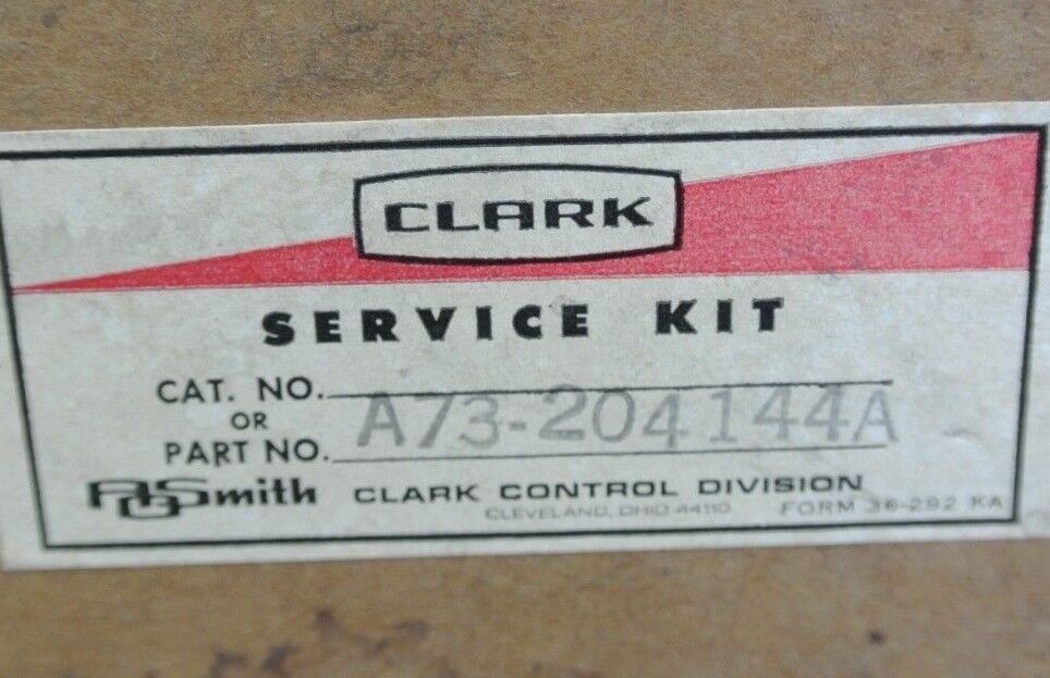 CLARK / AO SMITH A73-204144A "SERVICE KIT" - DUAL, w/ RESET - NEW SURPLUS