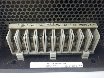 MODICON/ AEG 110-108 MODEL PLS4 POWER SUPPLY, REV W4