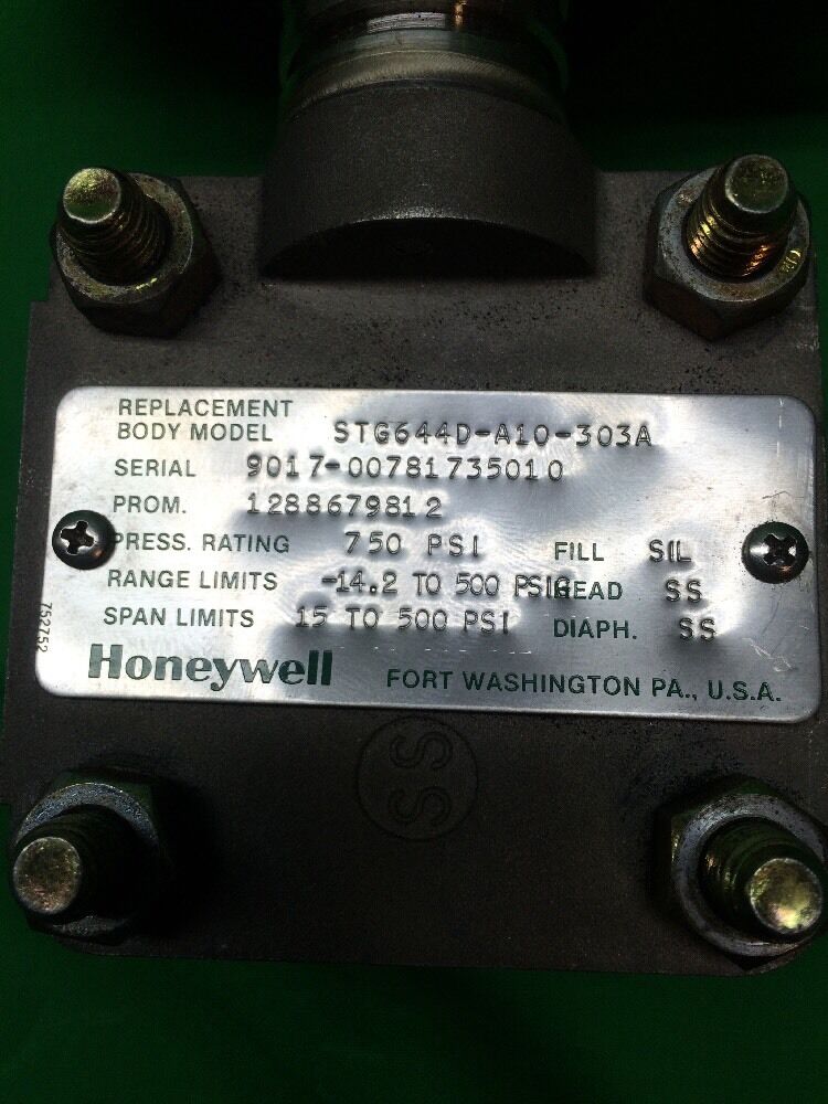 HONEYWELL STG644D-A10-303A TRANSMITTER ST3000 SMART TRANSMITTER STG644