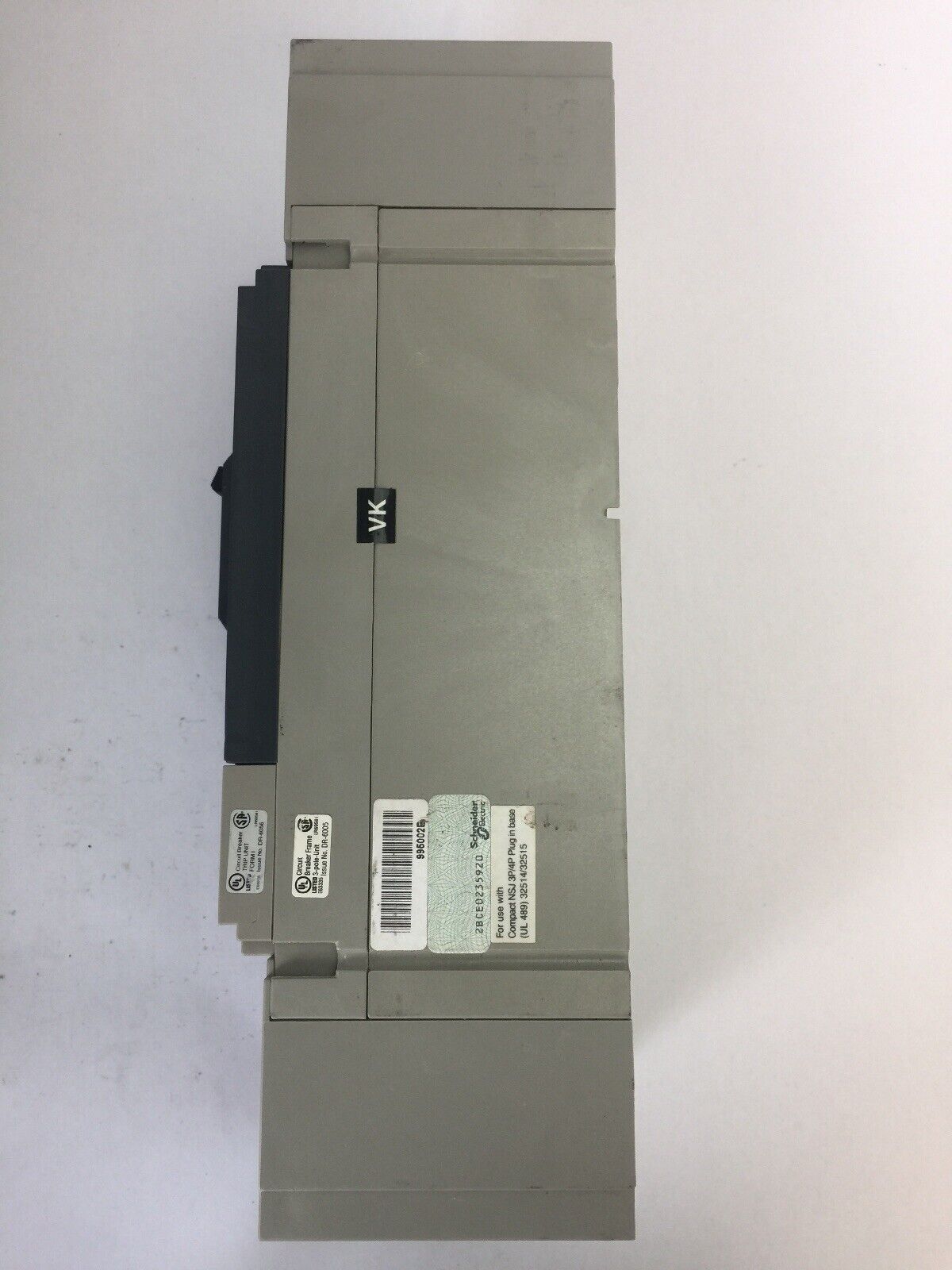 SQUARE D DJL36250E53 POWER PACK CIRCUIT BREAKER 600 VAC 250A