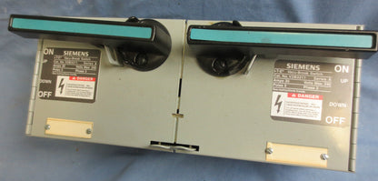 I-T-E SIEMENS V2B3211 VACU-BREAK PANELBOARD UNIT, 240VAC 30-30A 2-CIRCUIT SWITCH