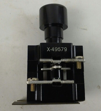 New Allen-Bradley 1NO 1NC Black Push Button Unit for Bulletin 800H, X-49579