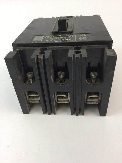 WESTINGHOUSE EB3050 CIRCUIT BREAKER 50AMP 240VAC 3 POLE