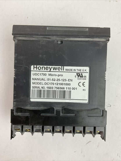 HONEYWELL UDC1700 MICRO-PRO DC170 121001000 DIGITAL CONTROLLER