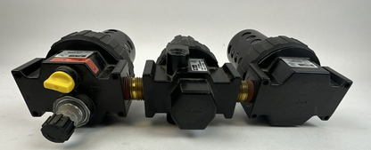 PARKER 17A32A18A2BD 1/2" 3PC COMBO (07F32AC+07R313AC+17L32BE) FILTER REGULATOR