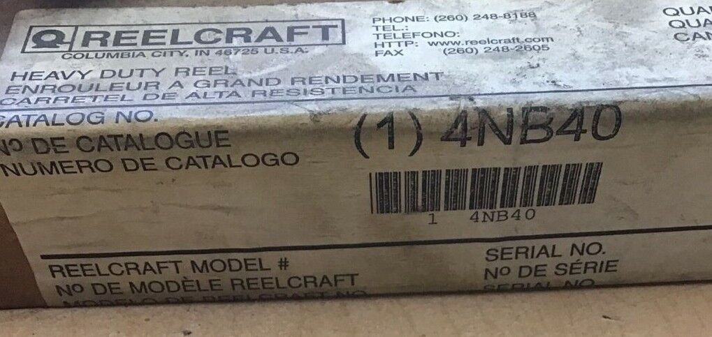 REELCRAFT 4NB40 HEAVY DUTY REPLACEMENT HOSE 2FT LONG 3/8INCH DIAMETER