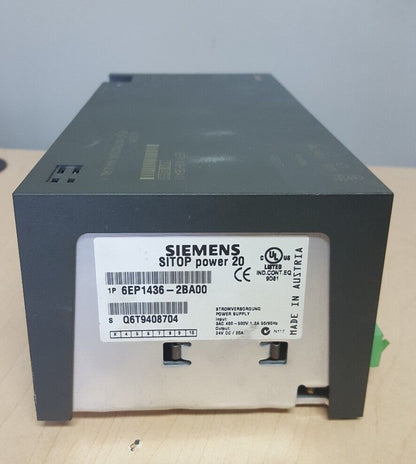 Siemens SITOP Power 20 1P 6EP1436-2BA00 Power Supply Unit