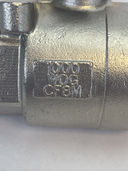 FNW 1000 WOG CF8M 1-1/2" BALL VALVE