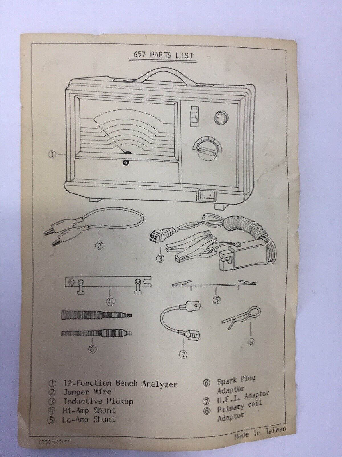 12 FUNCTION INDUCTIVE ANALYZER