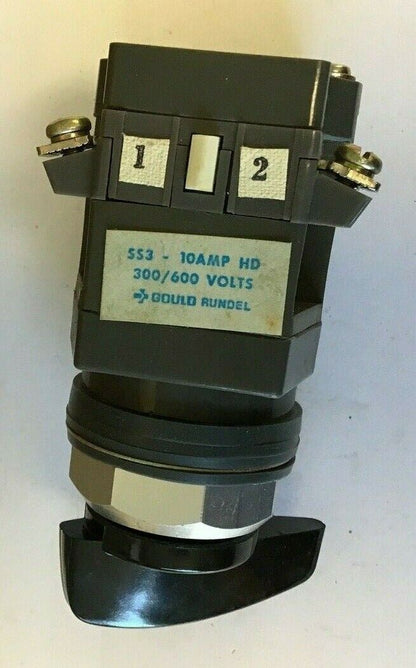 GOULD C9-24 KSS3 CLUTCH CONTROL SWITCH 60DEGREE 3POS