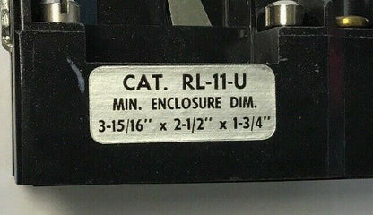 ARROW HART RL-11-U MAUAL STARTER TOGGLE OPERATED INDUSTRIAL CONTROL 115/230V