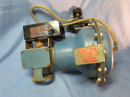 DEZURIK PNEUMATIC ACTUATOR 9438871R001 w/ EP5 POSITIONER & AFR2 REGULATOR