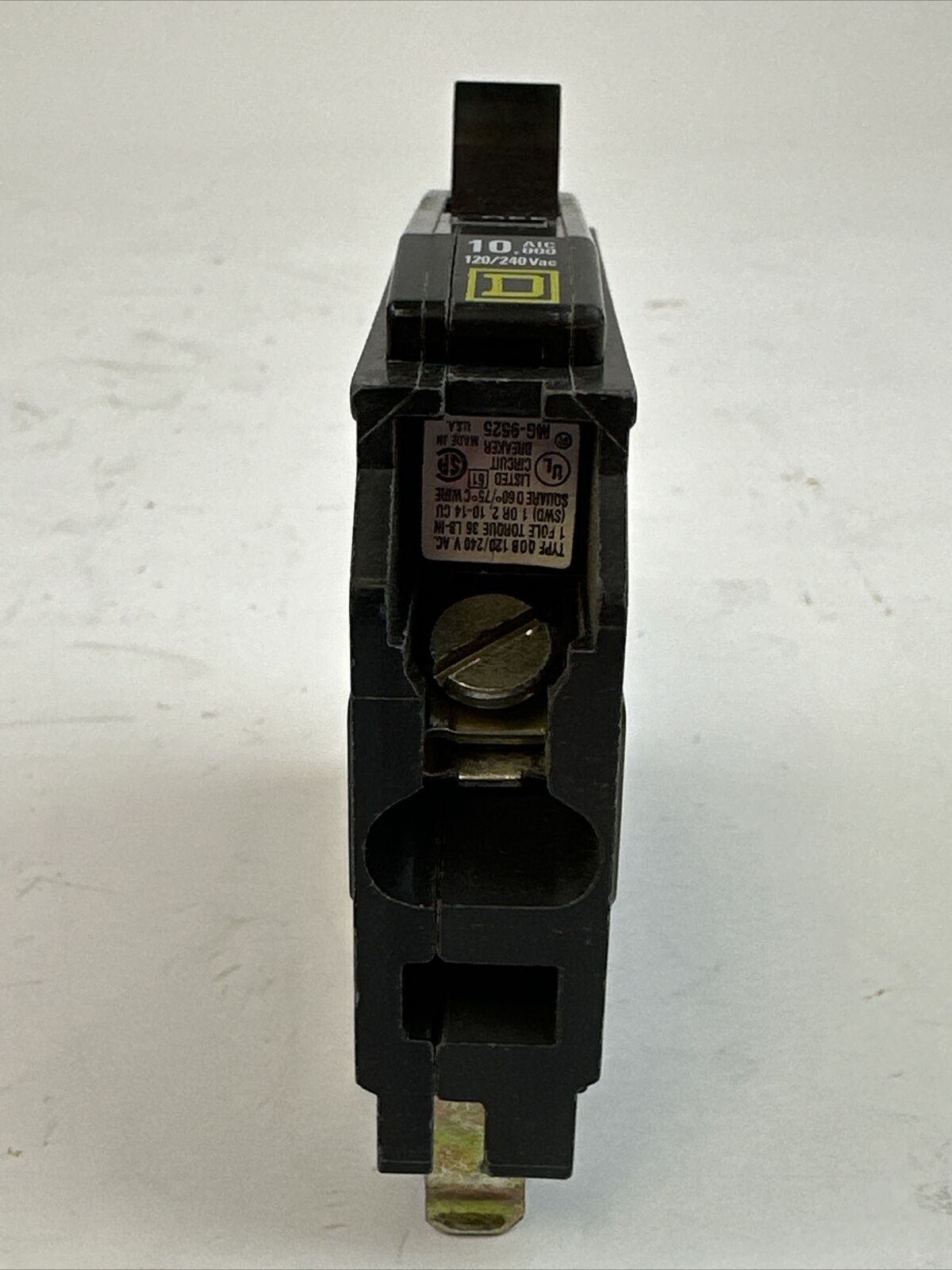 SQUARE D QOB115 BOLT-ON CIRCUIT BREAKER 15AMP 1POLE 120/240VAC (LOT OF 14)