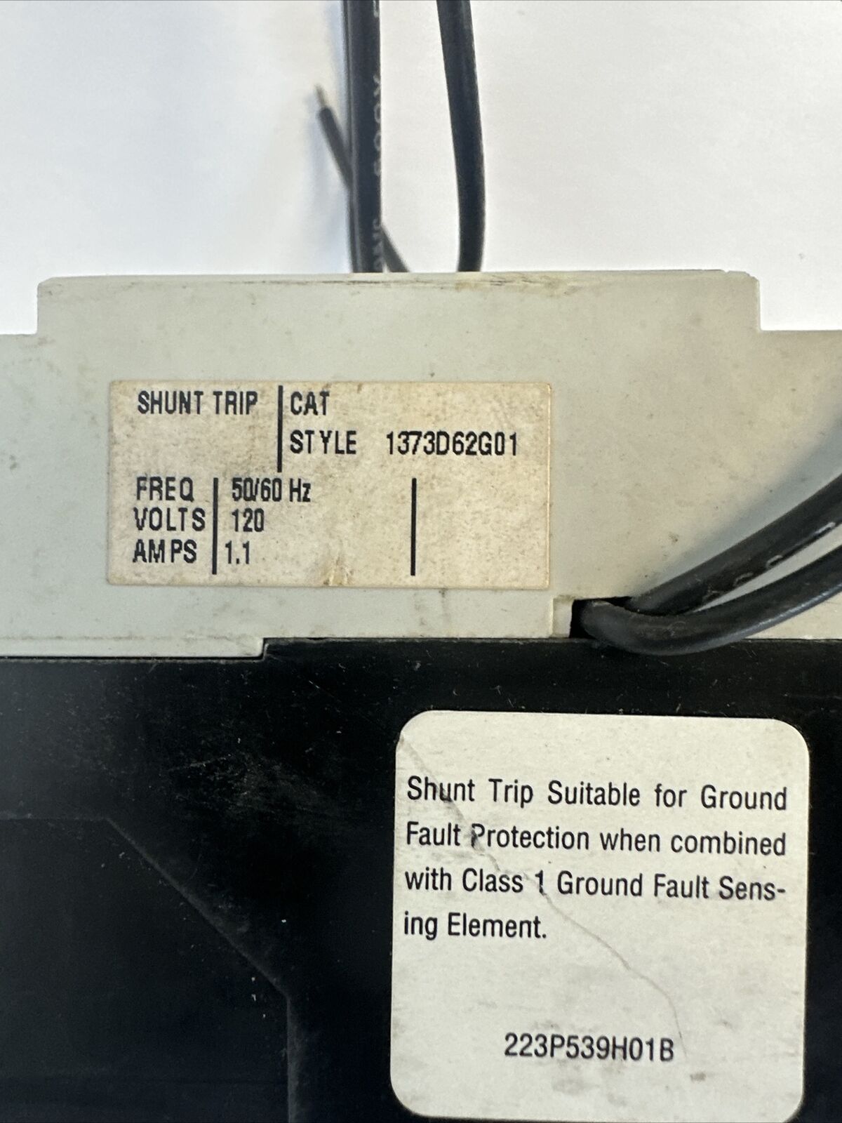 CUTLER HAMMER GDB3040 CIRCUIT BREAKER 480VAC 250VDC 3P 40A GDB 14K 1373D62G01