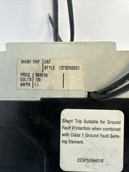 CUTLER HAMMER GDB3040 CIRCUIT BREAKER 480VAC 250VDC 3P 40A GDB 14K 1373D62G01