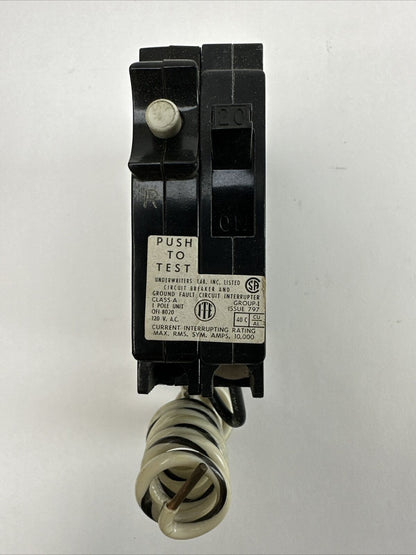 ITE QFI-B020 GROUND FAULT INTERRUPTER EQ-P 1POLE PLUG IN 20AMP 120VAC CLASS A