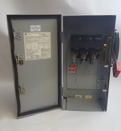 GENERAL ELECTRIC THN3361M, SAFETY SWITCH, 30A, 600VAC, 250V 1, 5, 12 ENCLOSURE