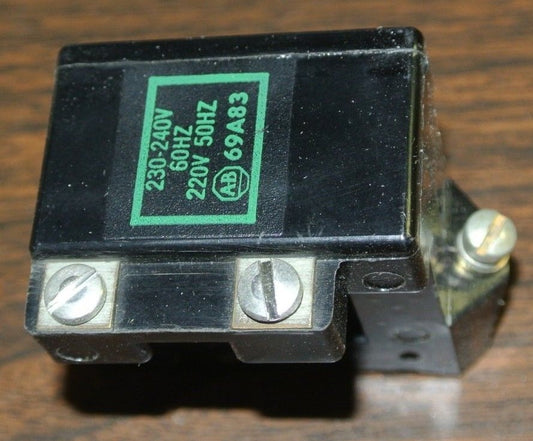ALLEN-BRADLEY 69A83 COIL SIZE 00 220/50Hz, 230-240V/60Hz  NEW SURPLUS - EACH