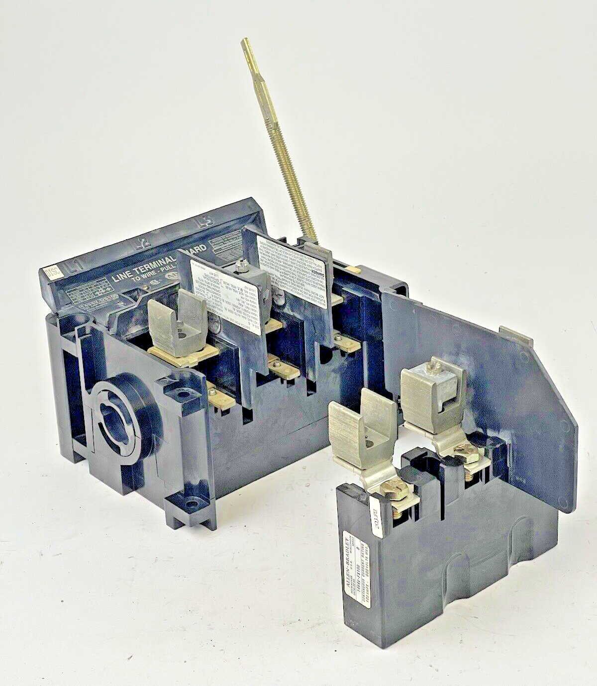 ALLEN BRADLEY-1494V-DS100 SER. B-DISCONNECT SWITCH-1494V-FS100 BLOCK **SEE COND.