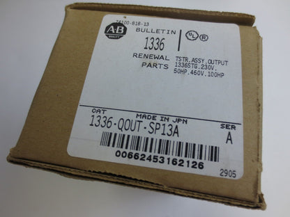 ALLEN-BRADLEY 1336-QOUT-SP13A TSTR ASSY OUTPUT 1336STG / 74100-81813 NEW SURPLUS