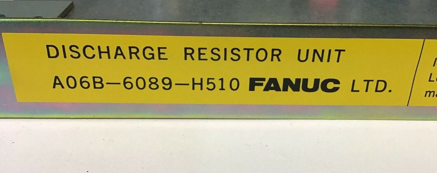 FANUC A06B-6089-H510 DISCHARGE RESISTOR UNIT 250W
