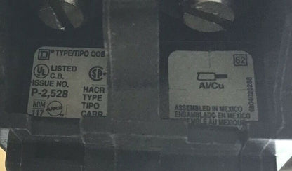 SQUARE D QOB260 CIRCUIT BREAKER 120/240VAC 10KA