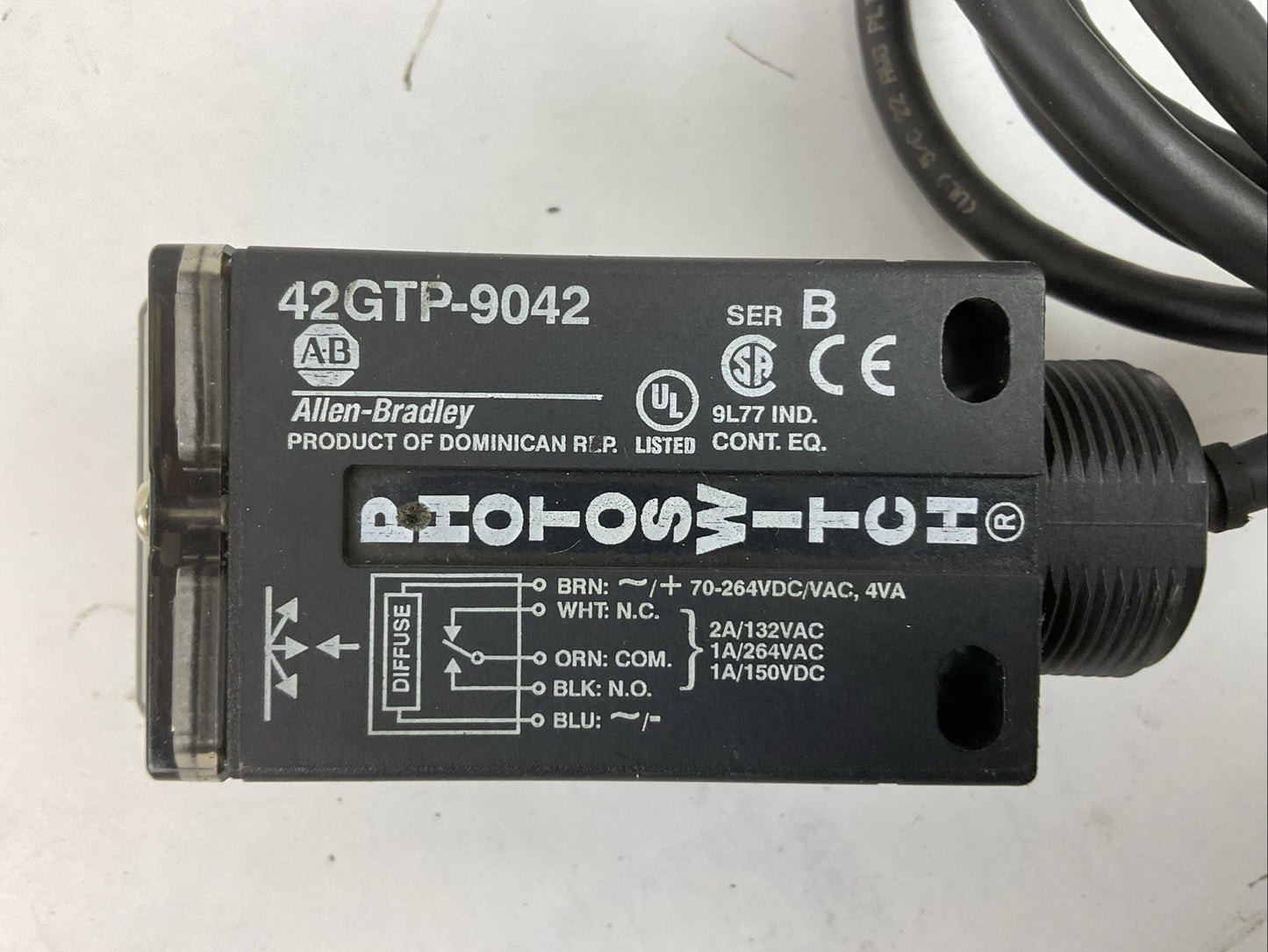 ALLEN BRADLEY 42GTP-9042 SER B PHOTOSWITCH ONLY