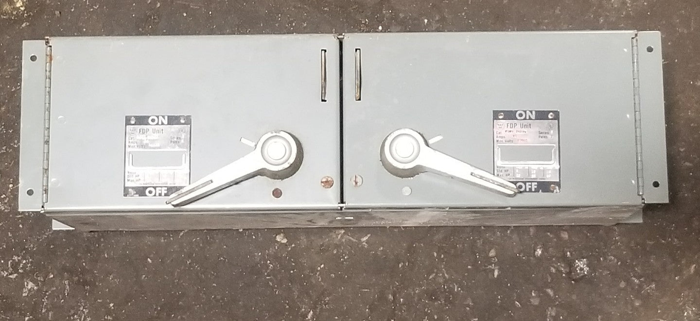 WESTINGHOUSE FDPT2622R FDP UNIT / TWIN PANELBOARD SWITCH - 60A, 600V, 2-POLE