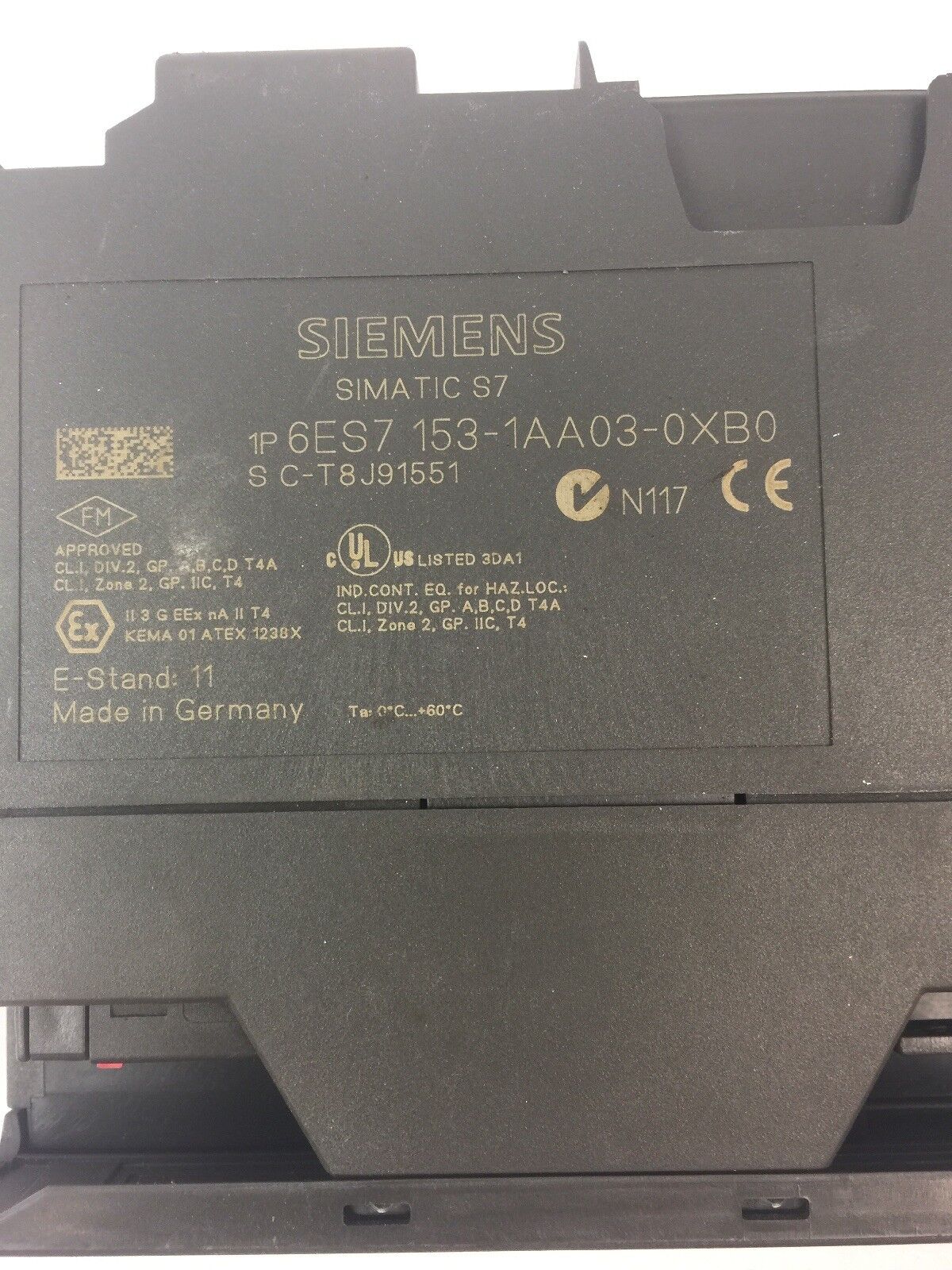 SIEMENS 1P 6ES7 153-1AA03-0XB0 INTERFACE MODULE