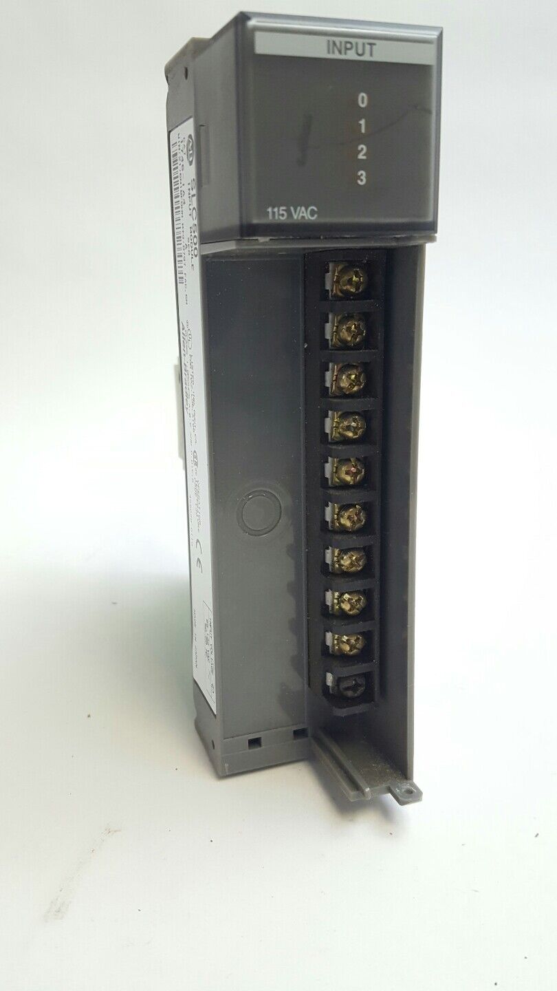 Allen-Bradley Input Module SLC 500 1746-1A4 SER A, 85-132VAC, 50/60HZ, USED