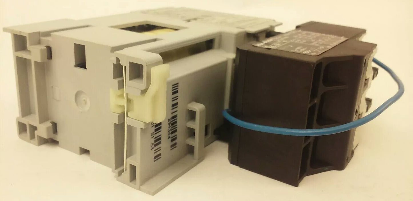 ALLEN BRADLEY 100-C09D*10 SER. A,CONTACTOR,3PH,600V,25A,24VDC COIL ,W/ 193-TAB10