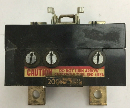 GE TFK226T200 TRIP UNIT 200AMP 2POLE