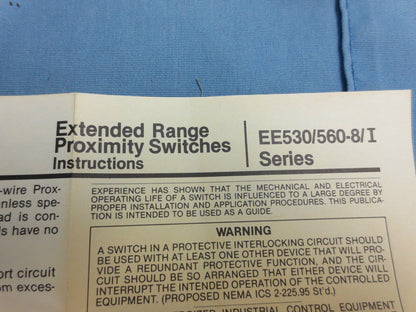 NAMCO EE560-84410 EXTENDED-RANGE PROXIMITY SENSOR - EE520-84410***