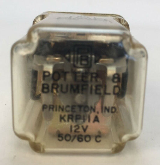 POTTER & BRUMFIELD KRP11A RELAY 12V 50/60CY