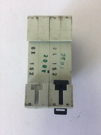 KLOCKNER MOELLER FAZ-2-S1 CIRCUIT BREAKER 2 POLE 400/415VAC