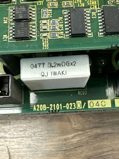 FANUC A06B-6107-H002 SERVO AMPLIFIER SER B A20B-2101-0230/04C A16B-3200-0610/13F