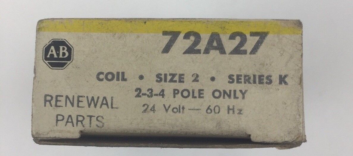 ALLEN BRADLEY 72A27 COIL 24V 60HZ