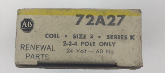 ALLEN BRADLEY 72A27 COIL 24V 60HZ