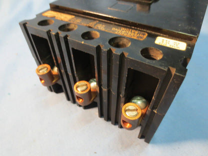 SQUARE D FAP34030 30A 3-POLE CIRCUIT BREAKER TYPE FAL - NO LABEL