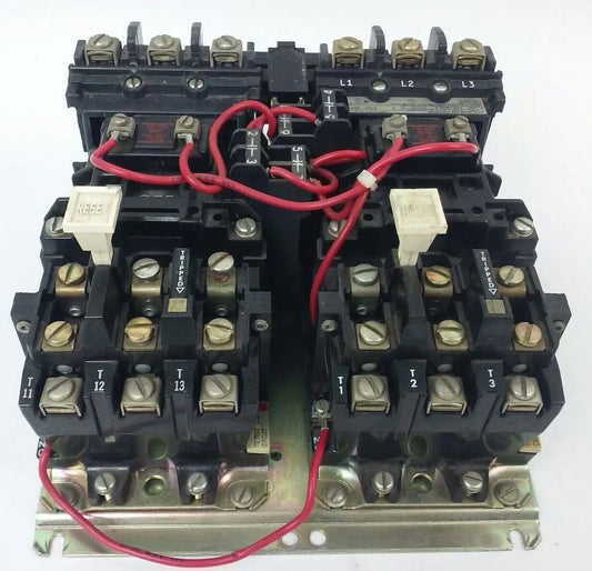 ALLEN BRADLEY, 520E-BOB , SER. C, STARTER, SIZE 1, 600V, 27A, 3PH, 120V COIL