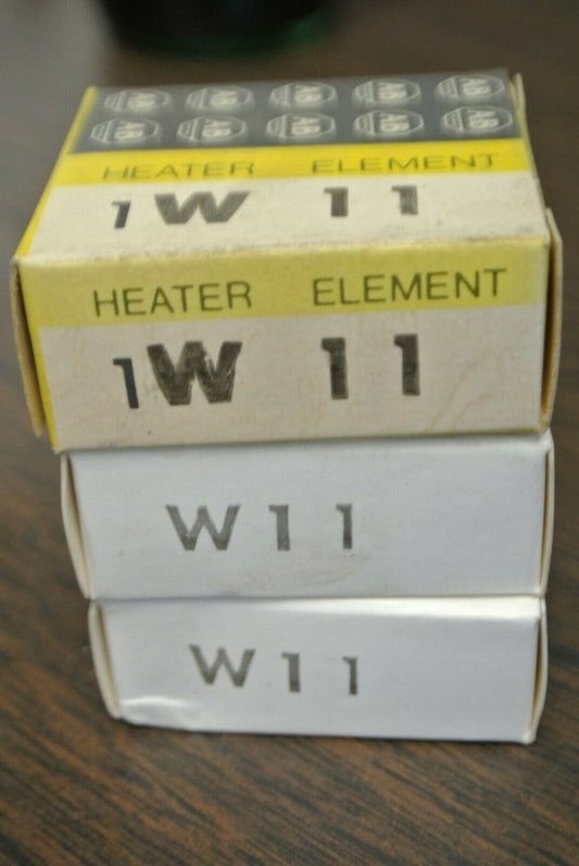 LOT of 3 / ALLEN-BRADLEY W11 THERMAL OVERLOAD HEATER ELEMENT / NEW SURPLUS
