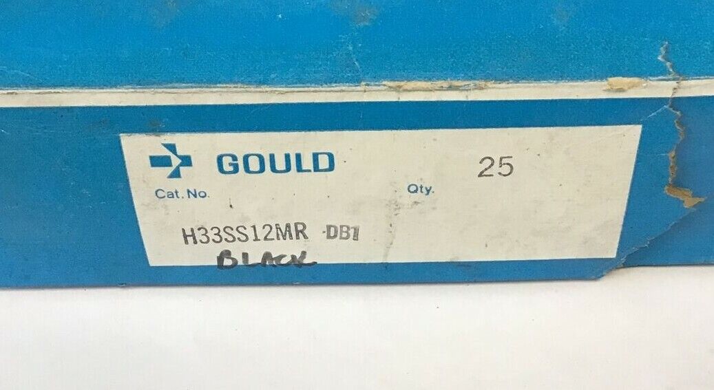 GOULD H33SS12MRDB1 BLACK SELECTOR SWITCH ****LOTOF25****