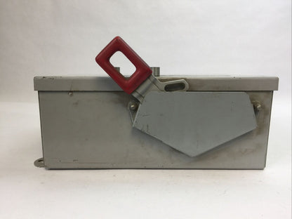 GE THN3361J MOD 7 NON FUSIBLE SAFETY SWITCH 600VAC 250VDC 30A 30HP 3P TYPE 1,12