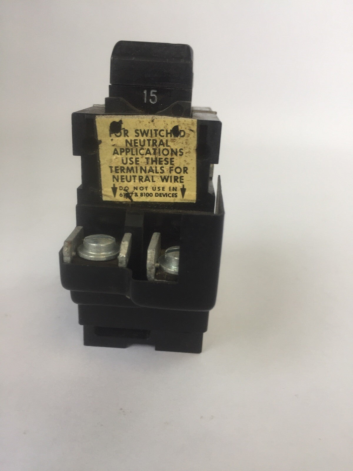 BULL DOG ITE 31215GS PUSHMATIC CIRCUIT BREAKER 15A 2POLE 120VAC