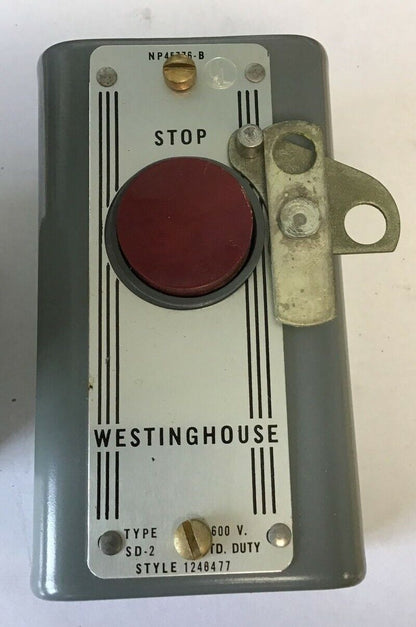 WESTINGHOUSE SD2 PUSH BUTTON STATION STANDARD DUTY 600V