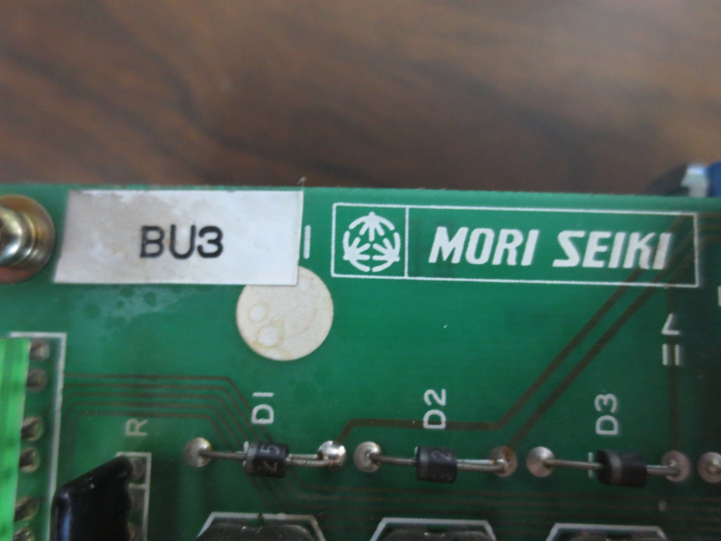 MORI SEIKI D-0204 BU3 PCB CIRCUIT BOARDS (3) / RELAY CONTROL ASSEMBLY
