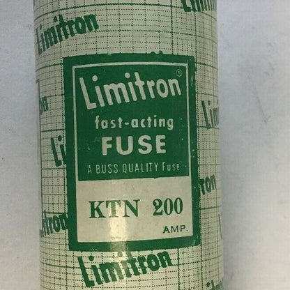 BUSSMANN KTN 200 FUSE FAST-ACTING 200A CLASS K1 250VAC