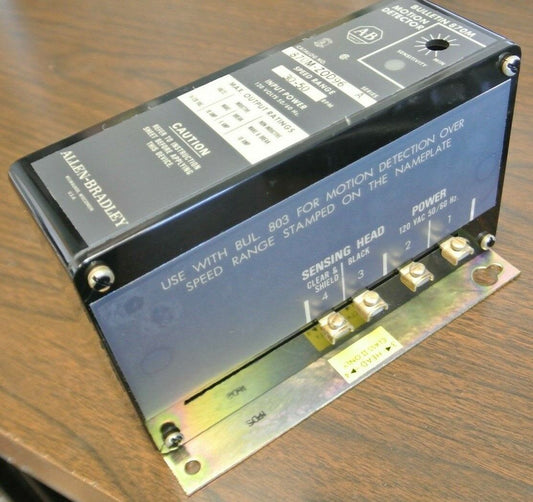 ALLEN-BRADLEY 870M-ZOD96 Ser. A / MOTION DETECTOR 30-50 RPM / 120V / NEW SURPLUS