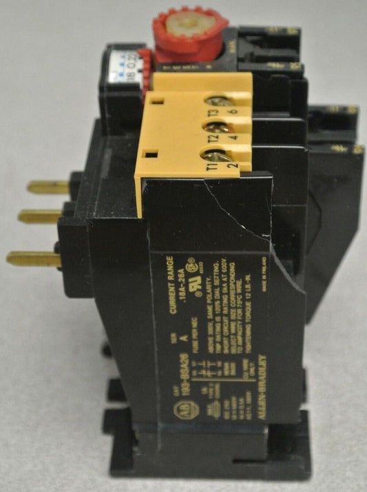 ALLEN-BRADLEY 193-BSA26 BI-METALLIC OVERLOAD RELAY 0.18A-0.26A / NEW SURPLUS